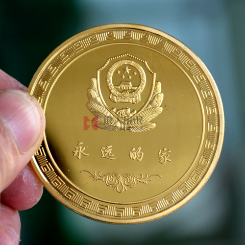 上海某单位定制从警30年纪念章