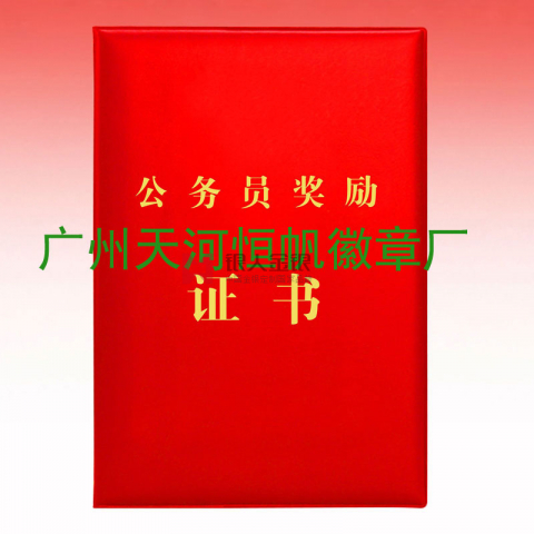 中组部公务员二等功奖励证书制作定制