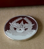 陆军部队军区纯银纪念章