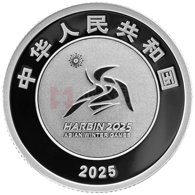 第9届亚洲冬季运动会5克银质纪念币